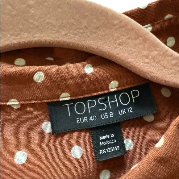 Top Shop Selfridges Polk Dot Shirtwaist As Seen On Princess Kate 8 - Picture 8 of 11